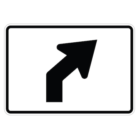 Sign Solutions Usa 21 in Height, 30 in Width, Aluminum, Horizontal Rectangle DUS08HWT3021M5-2R